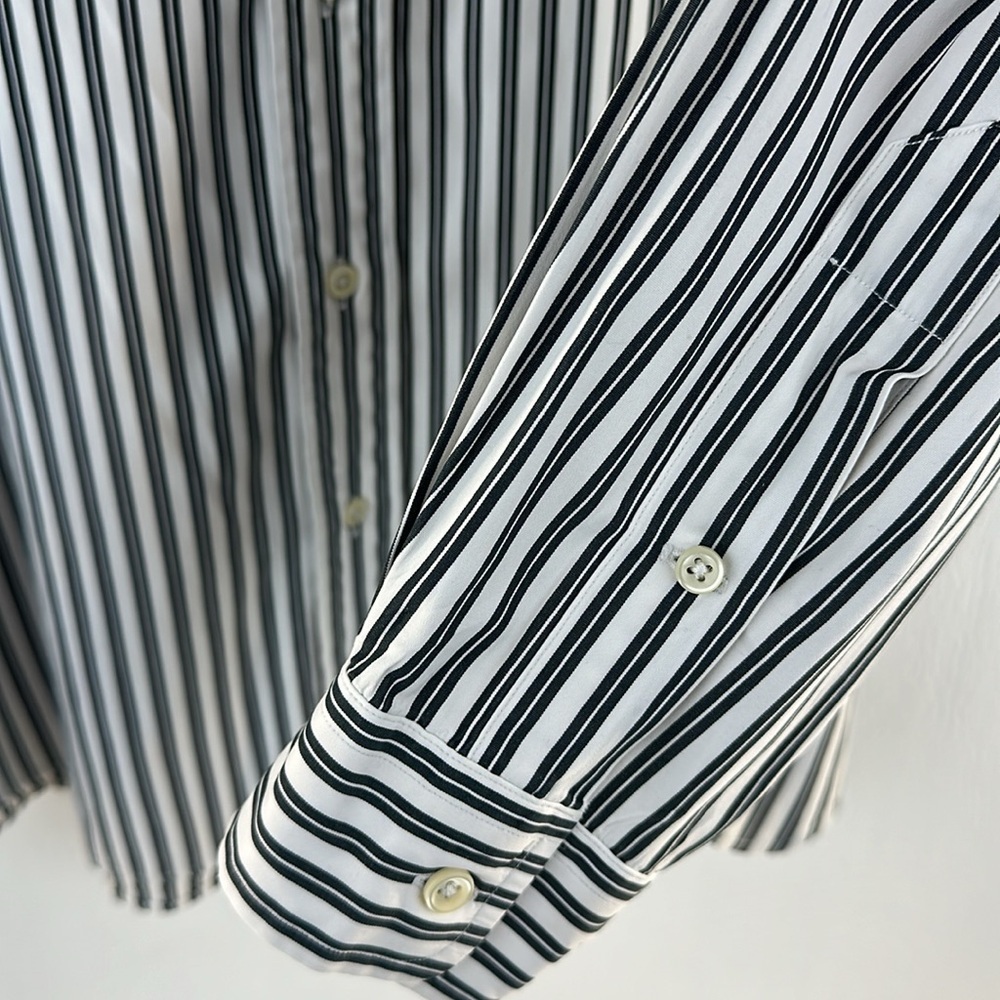Ralph Lauren Blue Label Striped Button Down Shirt - Picture 3 of 9